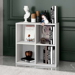 ΒΙΒΛΙΟΘΗΚΗ OLIVER MEGAPAP ΧΡΩΜΑ ΛΕΥΚΟ 65,4X30X65,4ΕΚ.