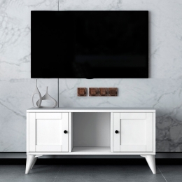 ΕΠΙΠΛΟ ΤΗΛΕΟΡΑΣΗΣ FELIX MEGAPAP ΧΡΩΜΑ ΛΕΥΚΟ 97,2X30X48,6ΕΚ.