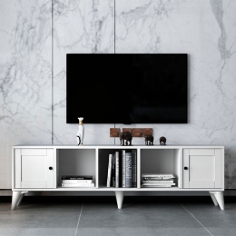 ΕΠΙΠΛΟ ΤΗΛΕΟΡΑΣΗΣ FELIX MEGAPAP ΧΡΩΜΑ ΛΕΥΚΟ 160,8X30X48,6ΕΚ.