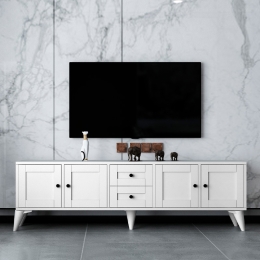 ΕΠΙΠΛΟ ΤΗΛΕΟΡΑΣΗΣ FELIX MEGAPAP ΧΡΩΜΑ ΛΕΥΚΟ 160,8X30X48,6ΕΚ.