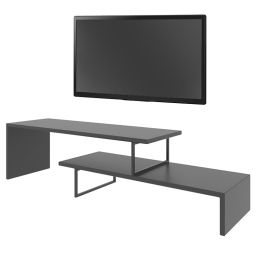 ΕΠΙΠΛΟ ΤΗΛΕΟΡΑΣΗΣ FEROCITY PAKOWORLD ΧΡΩΜΑ ΑΝΘΡΑΚΙ 120X30X45ΕΚ