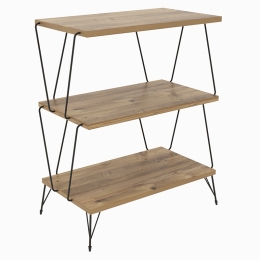 ΒΟΗΘΗΤΙΚΟ ΤΡΑΠΕΖΙ TARS PAKOWORLD ΦΥΣΙΚΟ-ΚΑΡΥΔΙ 48X31X78ΕΚ