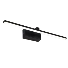 ΦΩΤΙΣΤΙΚΟ ΤΟΙΧΟΥ-ΑΠΛΙΚΑ PWL-1054 PAKOWORLD LED 6W ΜΑΥΡΟ 50X10X10ΕΚ