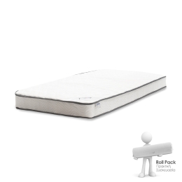 ΣΤΡΩΜΑ LEVANDER PAKOWORLD BONNEL SPRINGS ROLL PACK ΜΟΝΗΣ ΟΨΗΣ 15-17CM 110X200ΕΚ