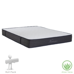 ΣΤΡΩΜΑ NEMESIS PAKOWORLD POCKET SPRING ROLL PACK ΔΙΠΛΗΣ ΟΨΗΣ ALOE VERA 20-22CM 160X200ΕΚ