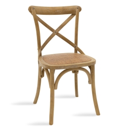 ΚΑΡΕΚΛΑ REID PAKOWORLD ΞΥΛΟ SONOMA ANTIQUE-ΕΔΡΑ ΚΑΦΕ RATTAN