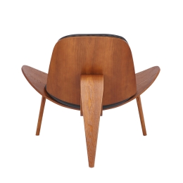 ΠΟΛΥΘΡΟΝΑ VILMA PAKOWORLD PU ΜΑΥΡΟ- PLYWOOD ΚΑΡΥΔΙ 90X73X75ΕΚ
