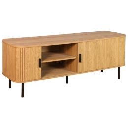 ΕΠΙΠΛΟ ΤΗΛΕΟΡΑΣΗΣ FASHMA INART ΦΥΣΙΚΟ-ΜΑΥΡΟ ΞΥΛΟ 150X45X58ΕΚ