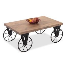 ΤΡΑΠΕΖΙ ΣΑΛΟΝΙΟΥ BIKE PAKOWORLD ΧΡΩΜΑ ΜΑΥΡΟ-ΚΑΡΥΔΙ 85X55X41ΕΚ
