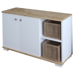 ΕΠΙΠΛΟ ΕΙΣΟΔΟΥ DERIL PAKOWORLD ΛΕΥΚΟ-SONOMA 90X33X52.5ΕΚ
