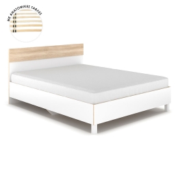 ΚΡΕΒΑΤΙ AWELL PAKOWORLD SONOMA-ΛΕΥΚΟ 160X200ΕΚ