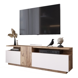 ΕΠΙΠΛΟ ΤΗΛΕΟΡΑΣΗΣ ELANA PAKOWORLD SONOMA-ΛΕΥΚΟ 150X29.5X46.3ΕΚ