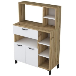 ΡΑΦΙΕΡΑ ΕΠΙΔΑΠΕΔΙΑ VICKY PAKOWORLD ΚΑΡΥΔΙ-ΛΕΥΚΟ 90X42X134ΕΚ