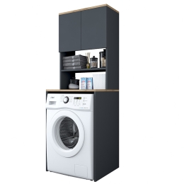 ΕΠΙΠΛΟ ΠΛΥΝΤΗΡΙΟΥ RASMUS PAKOWORLD ΑΝΘΡΑΚΙ-ΦΥΣΙΚΟ 65X60X183.6ΕΚ.