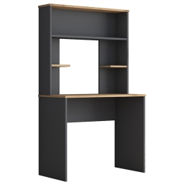 ΓΡΑΦΕΙΟ ΜΕ ΡΑΦΙΕΡΑ GOLDIE PAKOWORLD ΑΝΘΡΑΚΙ-ΦΥΣΙΚΟ 90X45X155.60ΕΚ