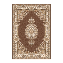 ΧΑΛΙ PWC-0007 PAKOWORLD ΜΠΕΖ-ΚΑΦΕ 140X200ΕΚ