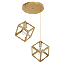 ΦΩΤΙΣΤΙΚΟ ΟΡΟΦΗΣ ΔΙΦΩΤΟ DEEPORA PAKOWORLD Ε27 ΧΡΥΣΟ 30X65X80ΕΚ