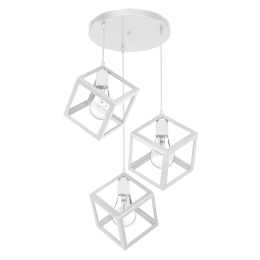 ΦΩΤΙΣΤΙΚΟ ΟΡΟΦΗΣ ΤΡΙΦΩΤΟ DEEPORA PAKOWORLD Ε27 ΛΕΥΚΟ 30X80X80ΕΚ