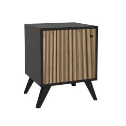 ΚΟΜΟΔΙΝΟ FLIPTER PAKOWORLD ΜΕΛΑΜΙΝΗΣ OAK-ΜΑΥΡΟ 40X40X55ΕΚ