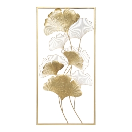 ΔΙΑΚΟΣΜΗΤΙΚΟ ΤΟΙΧΟΥ FLOWERTY PAKOWORLD ΧΡΥΣΟ ΜΕΤΑΛΛΟ 50X2X100ΕΚ