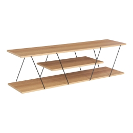 ΕΠΙΠΛΟ ΤΗΛΕΟΡΑΣΗΣ TARS PAKOWORLD SONOMA-ΜΑΥΡΟ 120X30X33ΕΚ