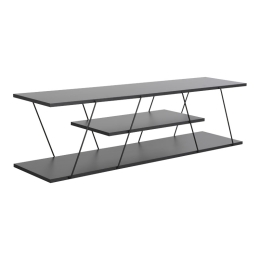 ΕΠΙΠΛΟ ΤΗΛΕΟΡΑΣΗΣ TARS PAKOWORLD ΑΝΘΡΑΚΙ-ΜΑΥΡΟ 120X30X33ΕΚ