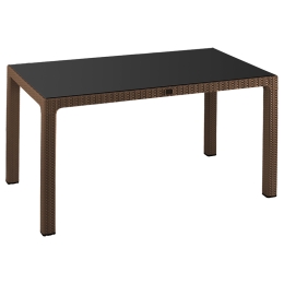 ΤΡΑΠΕΖΙ EXPLORE PAKOWORLD ΜΕ UV PROTECTION PP ΚΑΦΕ 150X90X73.5ΕΚ