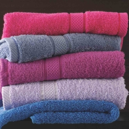 Πετσέτα Basic Lila Ρυθμός Προσώπου 50x100cm 100% Πενιέ Βαμβάκι