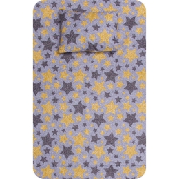 Borea Σεντόνι Σετ 2ΤΜΧ Sky Μονό Γκρι 160 x 240 cm + 50 x 70 cm Γκρι