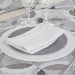 Borea Τραβέρσα Κύκλοι Γκρι 50 x 180 cm Γκρι