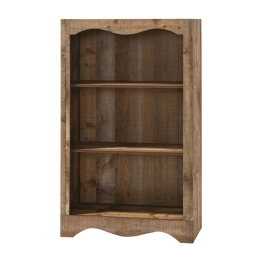 SCARLET ΒΙΒΛΙΟΘΗΚΗ 2 ΡΑΦΙΑ ΑΠΟΧΡΩΣΗ ANTIQUE OAK