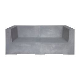 CONCRETE 2ΘΕΣΙΟΣ KΑΝΑΠΕΣ ΚΗΠΟΥ - ΒΕΡΑΝΤΑΣ, CEMENT GREY