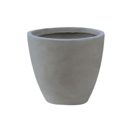 FLOWER POT-3 CEMENT GREY Φ35X32CM