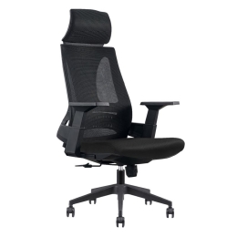 BF8750 ΠΟΛΥΘΡΟΝΑ ΓΡΑΦΕΙΟΥ ΔΙΕΥΘΥΝΤΗ, MESH ΜΑΥΡΟ, ΥΦΑΣΜΑ ΜΑΥΡΟ