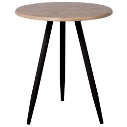 NATURALE STEEL ΤΡΑΠΕΖΙ ΜΕΤΑΛΛΟ ΒΑΦΗ ΜΑΥΡΟ, ΕΠΙΦΑΝΕΙΑ ΦΥΣΙΚΟ
