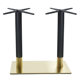 RIVA ΒΑΣΗ ΤΡΑΠΕΖΙΟΥ ΜΑΚΡΟΣΤΕΝΗ GOLD INOX #201 - BLACK / 21,20 KG