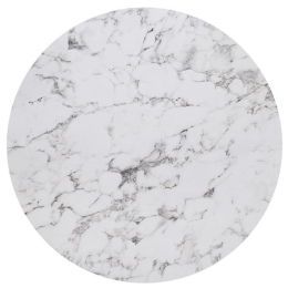 HPL (HIGH PRESSURE LAMINATED) ΕΠΙΦΑΝΕΙΑ ΤΡΑΠΕΖΙΟΥ ΑΠΟΧΡΩΣΗ WHITE MARBLE, ΕΞΩΤΕΡΙΚΟΥ ΧΩΡΟΥ