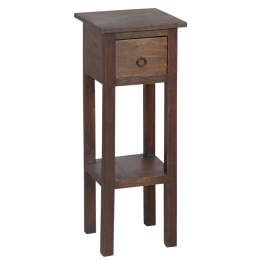CLASSIC STAND - ΤΡΑΠΕΖΑΚΙ ΒΟΗΘΗΤΙΚΟ H.65CM - 1 ΣΥΡΤΑΡΙ, ΞΥΛΟ SHEESHAM ΚΑΡΥΔΙ