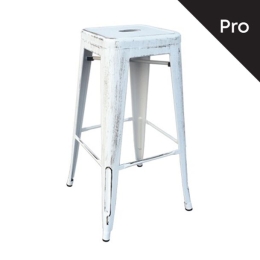 RELIX ΣΚΑΜΠΟ BAR-PRO, ΣΤΟΙΒΑΖΟΜΕΝΟ, ΜΕΤΑΛΛΟ ΒΑΦΗ ANTIQUE WHITE