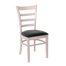 NATURALE ΚΑΡΕΚΛΑ WHITE WASH, PU ΜΑΥΡΟ