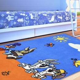Χαλί Παιδικό Kids Tufted 1212 Blue-Orange 120X180cm