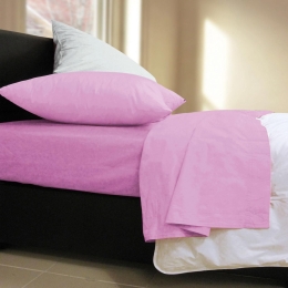Σεντόνι Basic Lilac Nef-Nef Υπέρδιπλο 240x270cm Χωρίς Λάστιχο 100% Βαμβάκι
